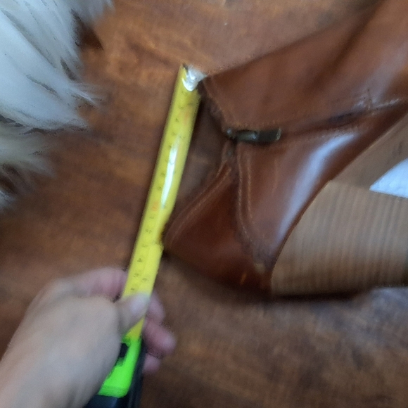 Frye Reed caramel Leather  Booties 9.5 - Picture 6 of 11